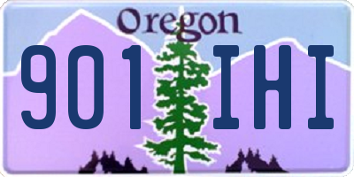 OR license plate 901IHI