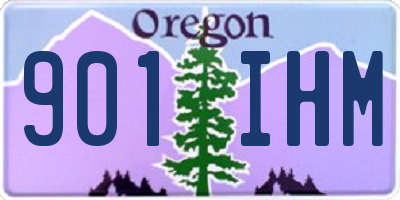 OR license plate 901IHM