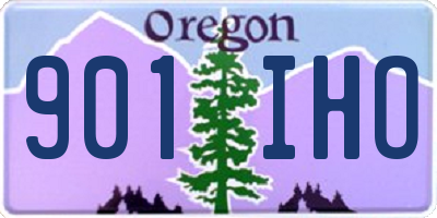 OR license plate 901IHO