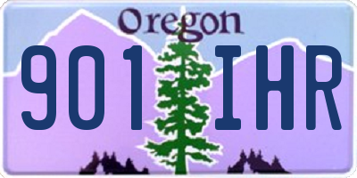 OR license plate 901IHR
