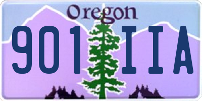 OR license plate 901IIA