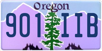 OR license plate 901IIB