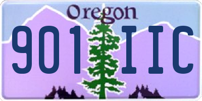 OR license plate 901IIC