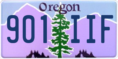 OR license plate 901IIF