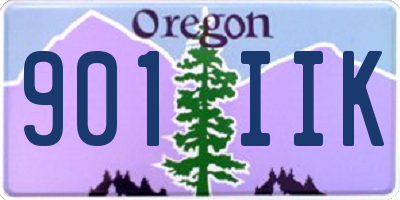 OR license plate 901IIK