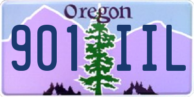 OR license plate 901IIL