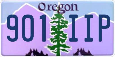OR license plate 901IIP