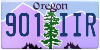OR license plate 901IIR