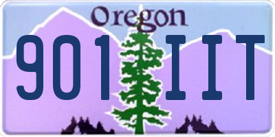 OR license plate 901IIT