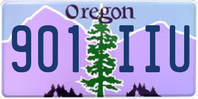 OR license plate 901IIU