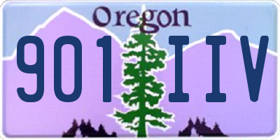 OR license plate 901IIV