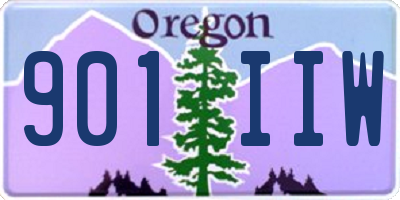 OR license plate 901IIW