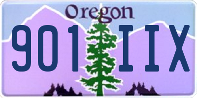 OR license plate 901IIX