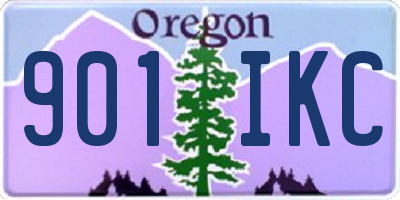 OR license plate 901IKC