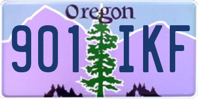 OR license plate 901IKF