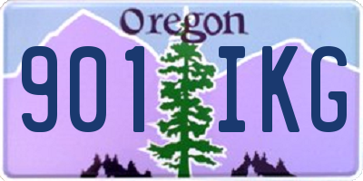 OR license plate 901IKG