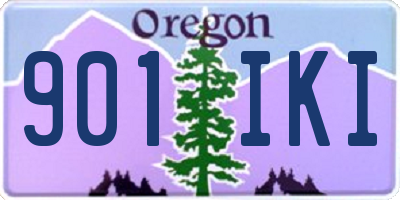OR license plate 901IKI