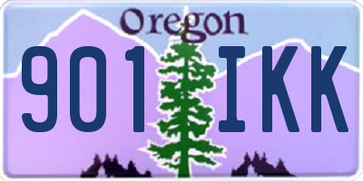 OR license plate 901IKK