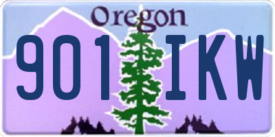 OR license plate 901IKW