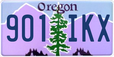 OR license plate 901IKX