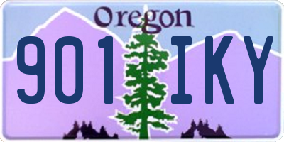 OR license plate 901IKY