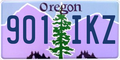 OR license plate 901IKZ