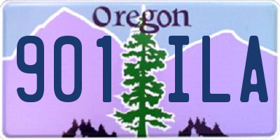 OR license plate 901ILA