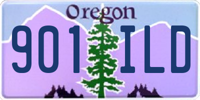 OR license plate 901ILD