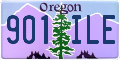 OR license plate 901ILE
