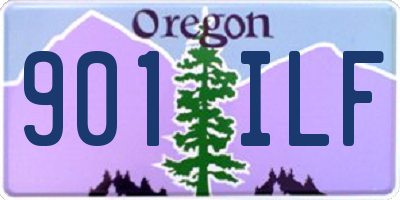 OR license plate 901ILF