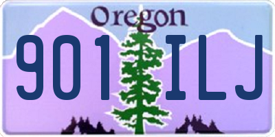 OR license plate 901ILJ
