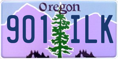 OR license plate 901ILK