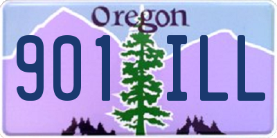 OR license plate 901ILL