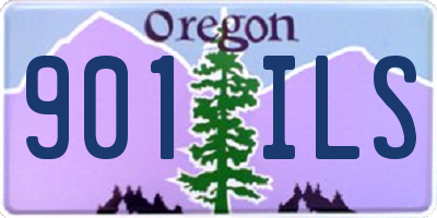 OR license plate 901ILS