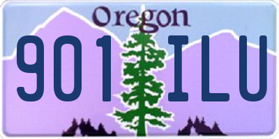OR license plate 901ILU