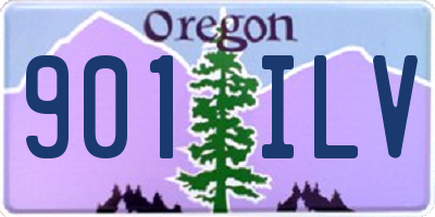 OR license plate 901ILV
