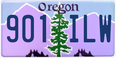 OR license plate 901ILW