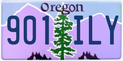 OR license plate 901ILY