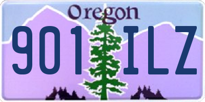 OR license plate 901ILZ