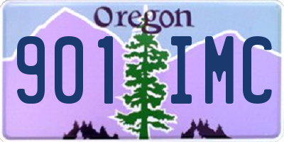 OR license plate 901IMC