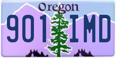 OR license plate 901IMD