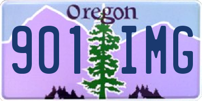 OR license plate 901IMG