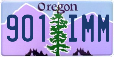 OR license plate 901IMM