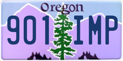 OR license plate 901IMP