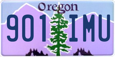 OR license plate 901IMU