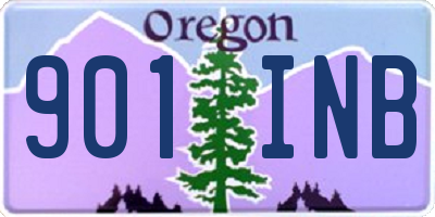OR license plate 901INB