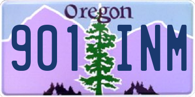 OR license plate 901INM