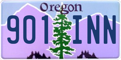 OR license plate 901INN