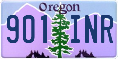 OR license plate 901INR