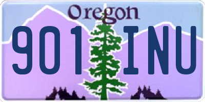 OR license plate 901INU